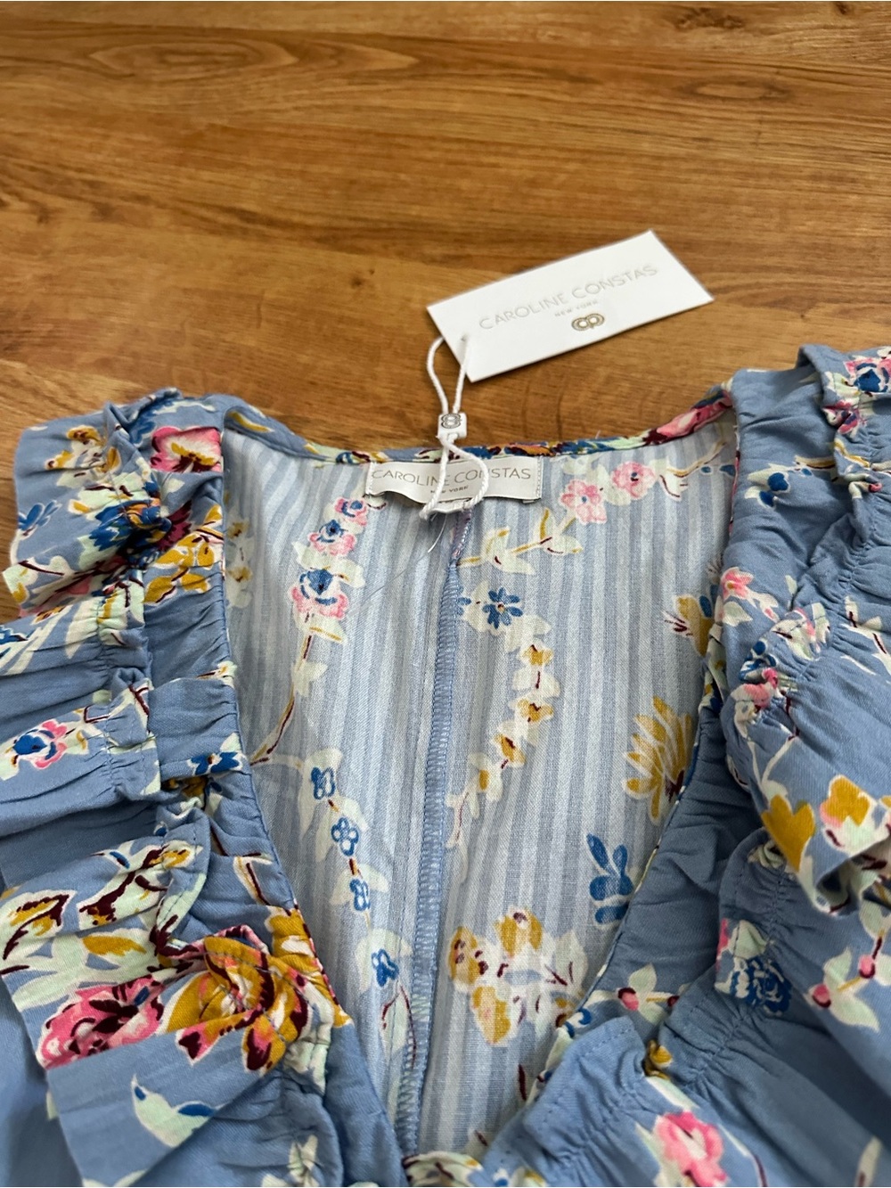 NWT Caroline Constas Kylah Print Floral Mini Dress XS - Picture 7 of 16